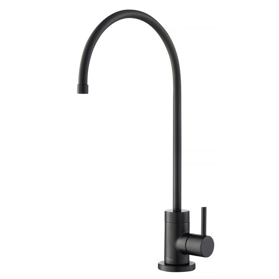 Kraus Matte Black Cold Water Dispenser with HiArc Spout in the Water Dispensers department at