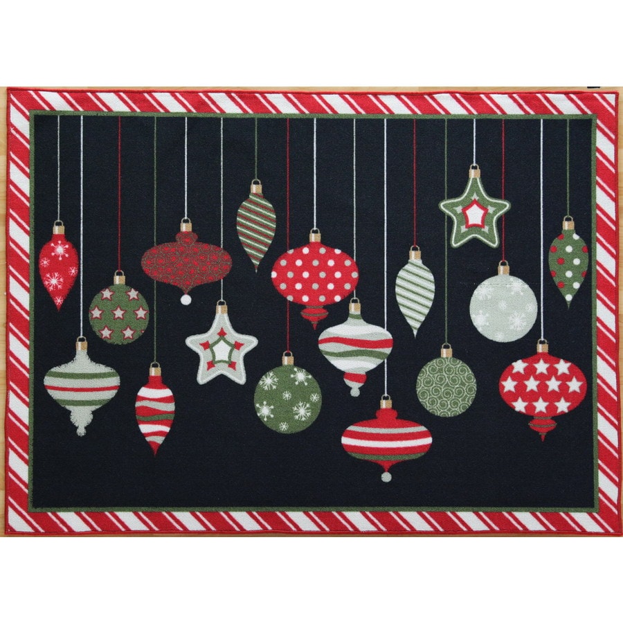 Holiday Living Christmas Rug Promotion 52 X 72 Rectangular Holiday Living Christmas Rug Promotion 52 X 72 Rectangular Multicolor Fl Accent