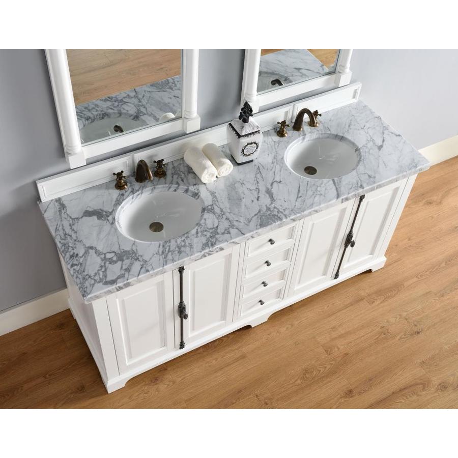 James Martin Vanities Providence 72-in Cottage White Double Sink ...
