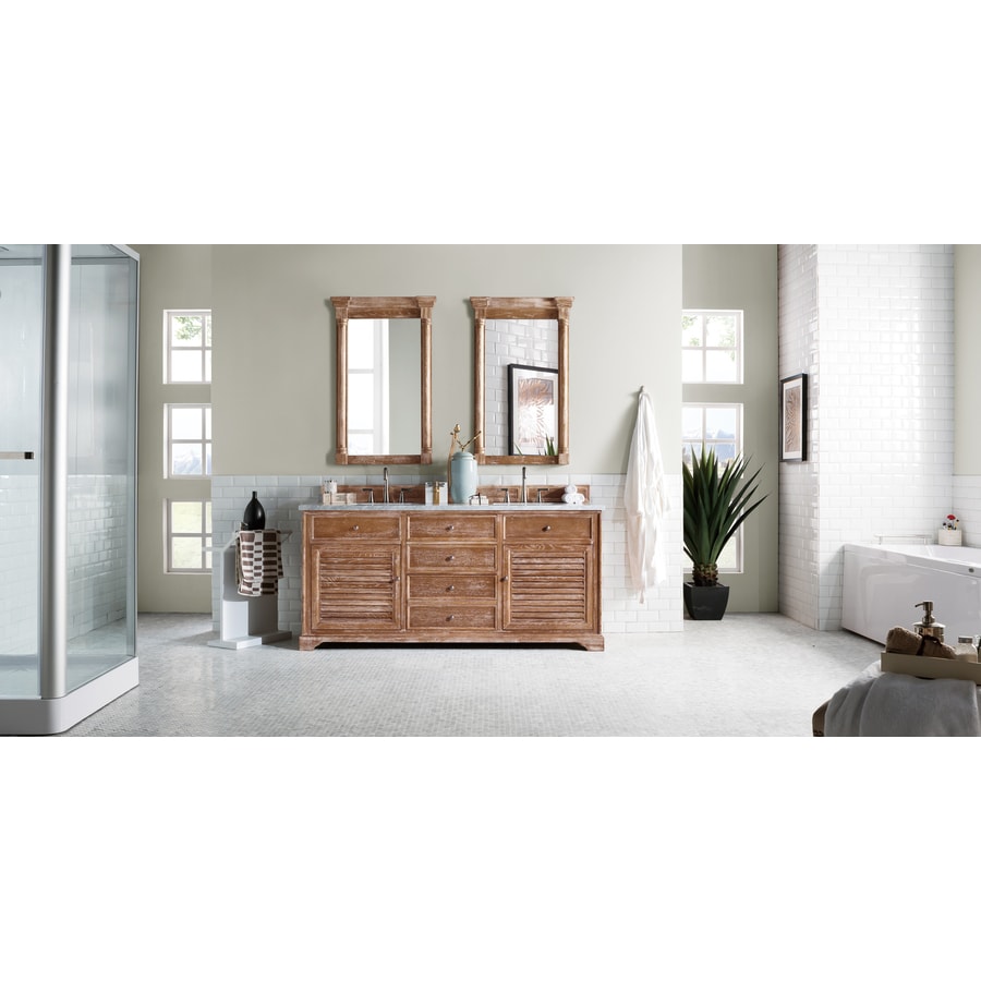 James Martin Vanities Savannah 72 In Driftwood Double Sink