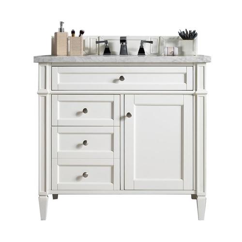 James Martin Vanities Brittany 36-in Cottage White Single ...