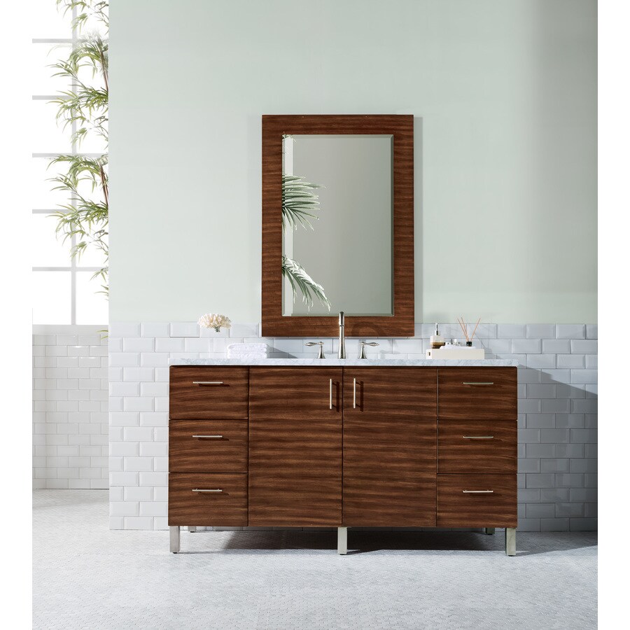 James Martin Vanities Metropolitan 60in American Walnut Single Sink