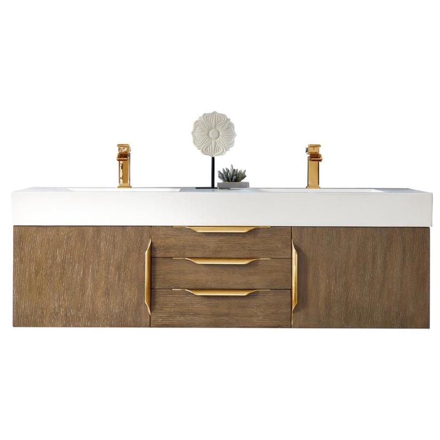 James Martin Vanities Mercer Island 59 In Latte Oak Double