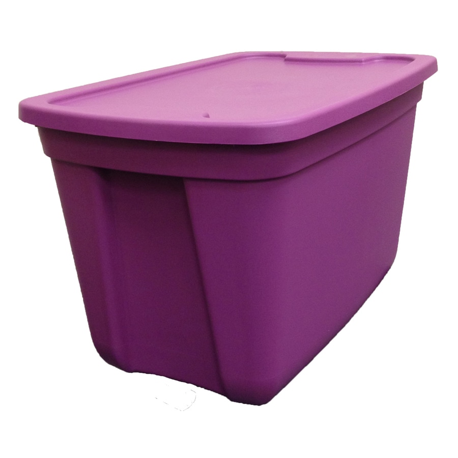 Style Selections 18Gallon Tote with Standard Snap Lid at