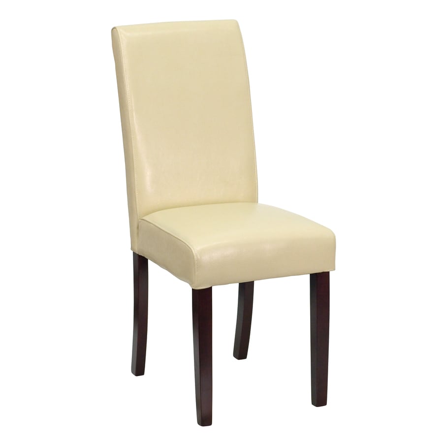 off white leather dining room chairs