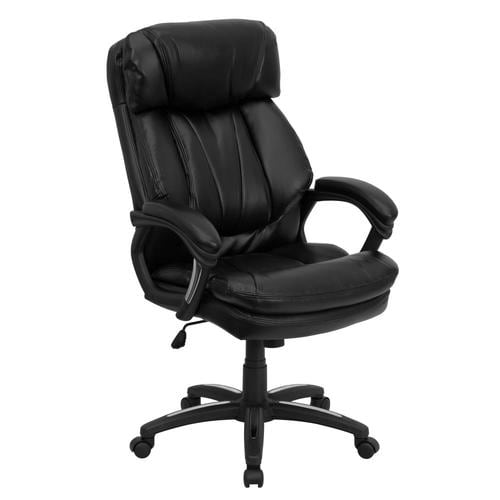 Flash Furniture Black Contemporary Adjustable Height Swivel Executive