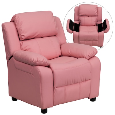 Flash Furniture 28 In Pink Upholstered Kids Accent Chair At Lowes Com