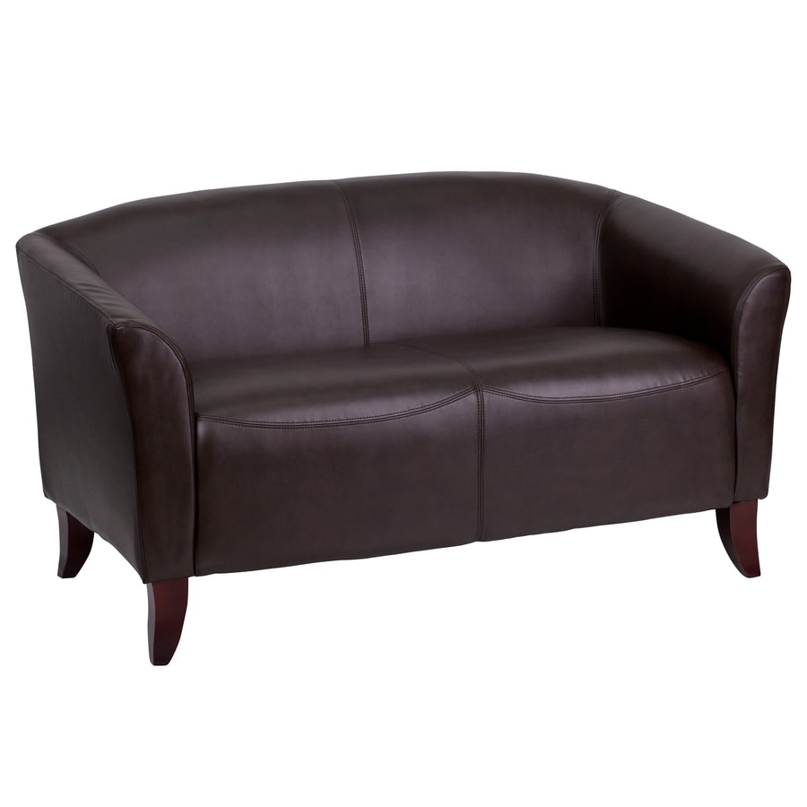 Hercules Imperial Series Brown Leather Loveseat