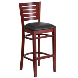 Flash Furniture Cherry Wood Seat Cherry Wood Frame Bar Stool In The Bar Stools Department At Lowes Com