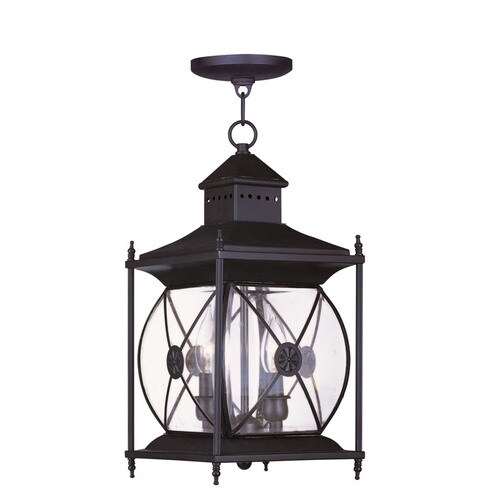 Aberdeen 17in Bronze Outdoor Pendant Light at