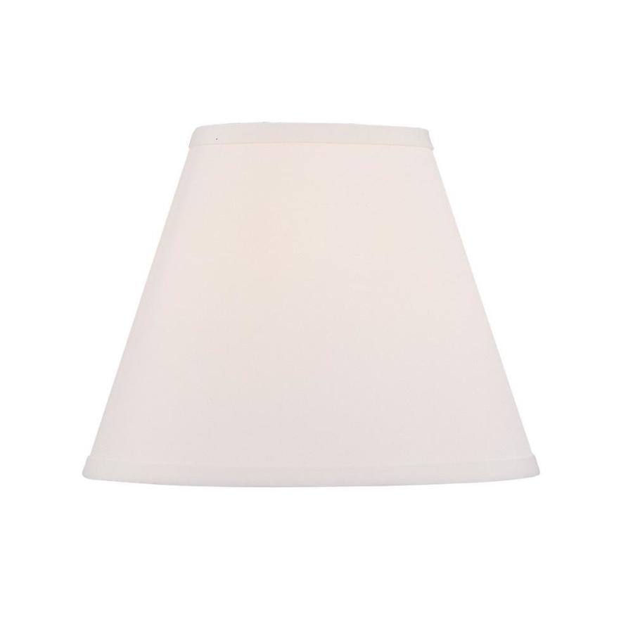 Livex Lighting 9 5 In X 12 In Off White Fabric Empire Lamp Shade