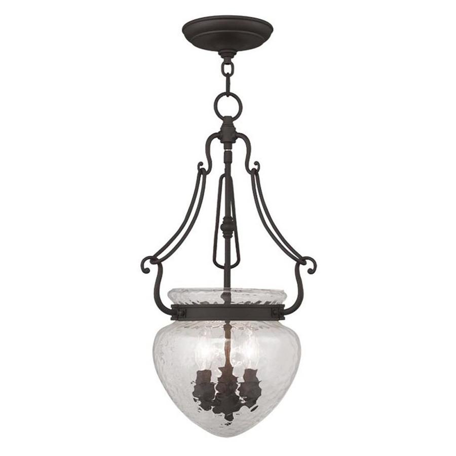 Livex Lighting Duchess Bronze Single Traditional Clear Glass Urn