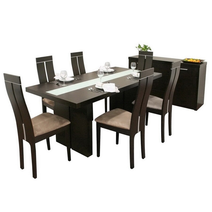 Baxton Studio MAGNESS SET Magness Contemporary Dining Set