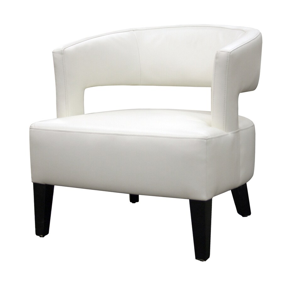 Baxton Studio Modern Off-White Club Chair in the Chairs department at