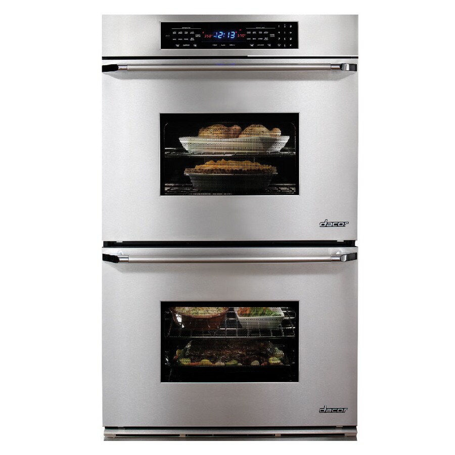 Dacor Convection Single Fan Double Electric Wall Oven (Stainless Steel with Chrome Trim) (Common 30 in; Actual 29.87 in)