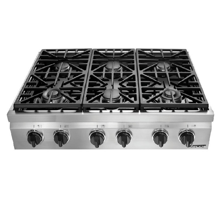 Dacor Distinctive 6 Burner Gas Cooktop Stainless Steel Common