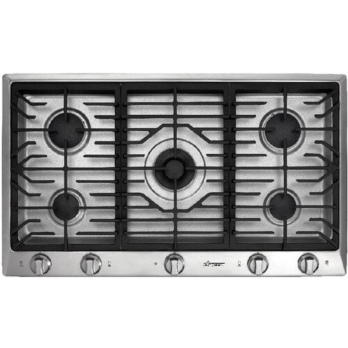 Dacor Distinctive 5 Burner Gas Cooktop Stainless Steel Common