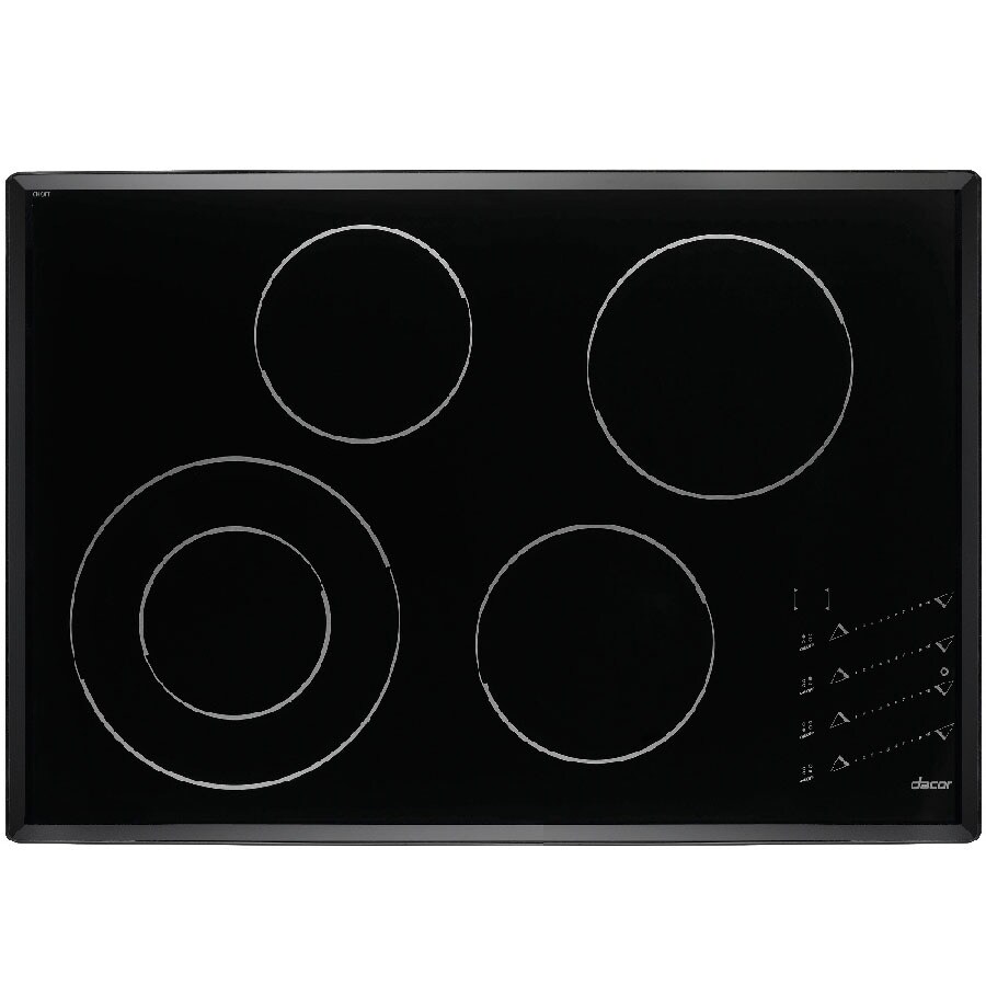 Dacor Renaissance Smooth Surface Electric Cooktop Black Common