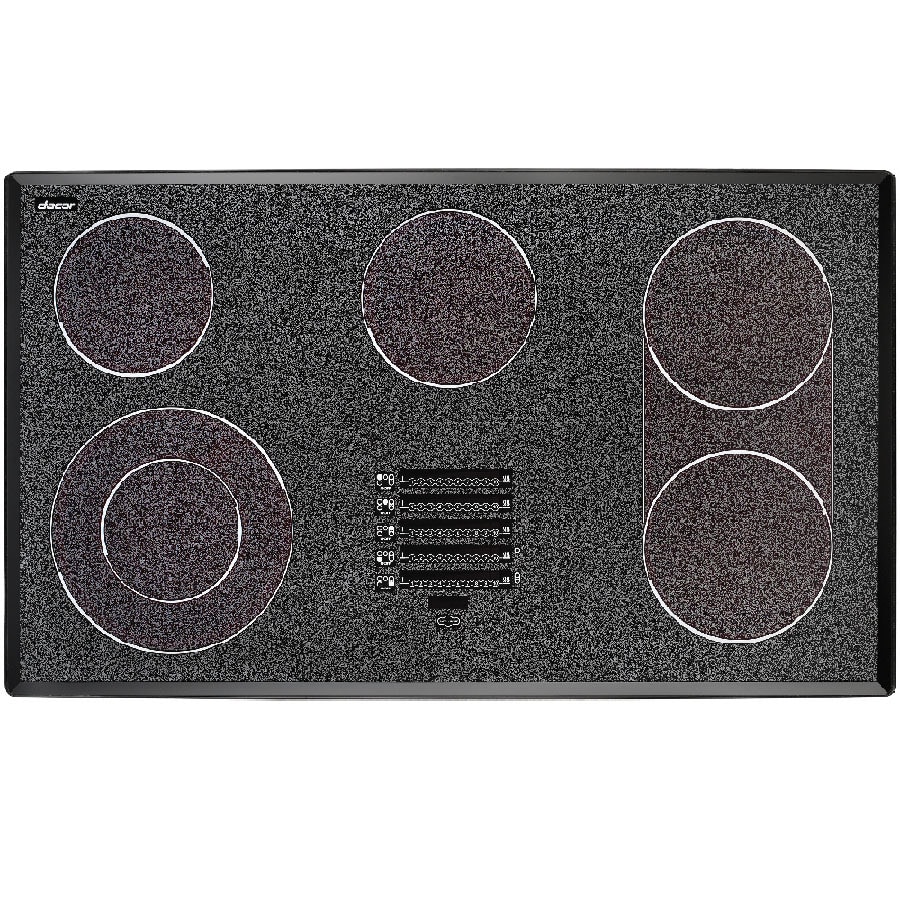 Dacor Discovery 5 Element Smooth Surface Electric Cooktop Black