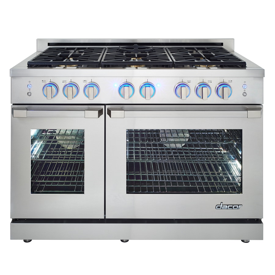 Dacor Renaissance 48 In 6 Burner 5 2 Cu Ft 2 8 Cu Ft Self