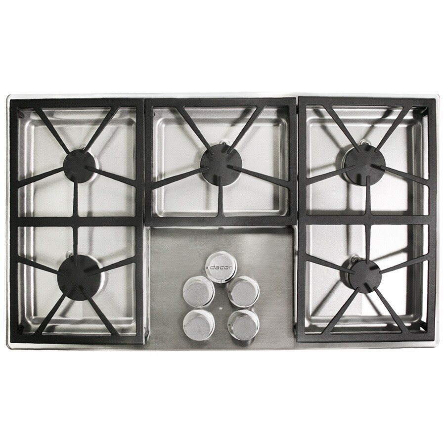 Dacor 5Burner Gas Cooktop (Stainless Steel) 36in; Actual 36