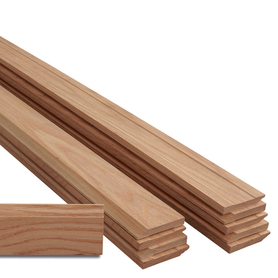 623-RO12BD10 Unfinished Oak Baseboard Moulding (10-Pack)