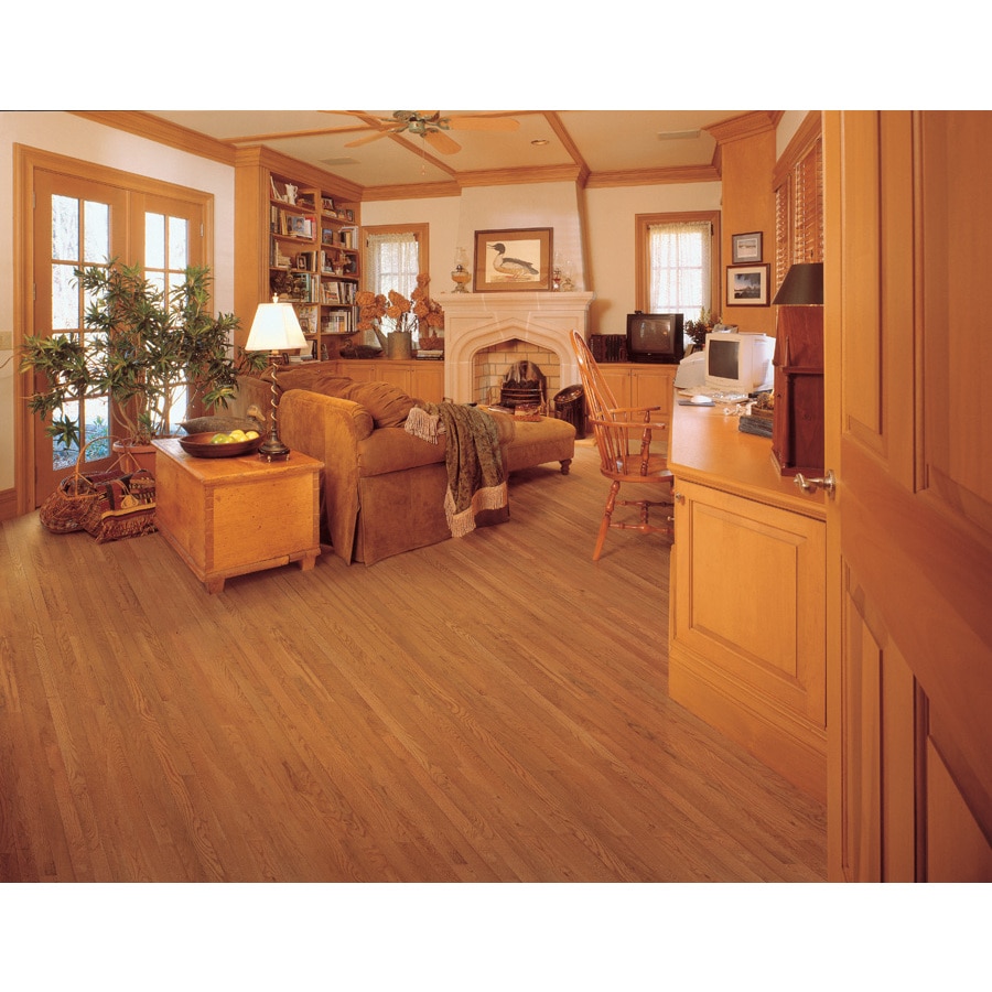 Mullican Flooring St. Andrew Gunstock Oak 3in W x 3/4in T Smooth