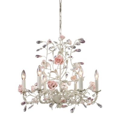 Beaumont 6 Light Cream Traditional Candle Chandelier Beaumont 6 Light Cream Traditional Candle Chandelier