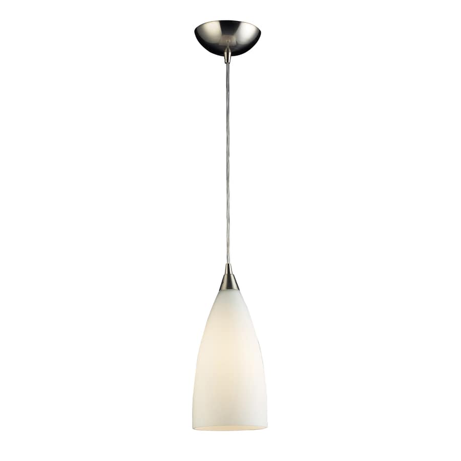 Westmore Lighting Satin Nickel Modern/Contemporary Teardrop Pendant Light