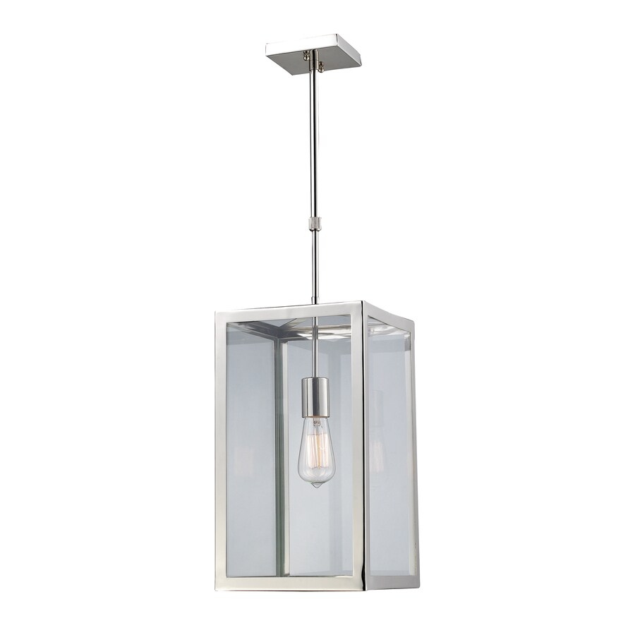 Westmore Lighting Beamsley Polished Chrome Modern Contemporary Westmore Lighting Beamsley Polished Chrome Modern Contemporary Clear Glass Lantern Pendant