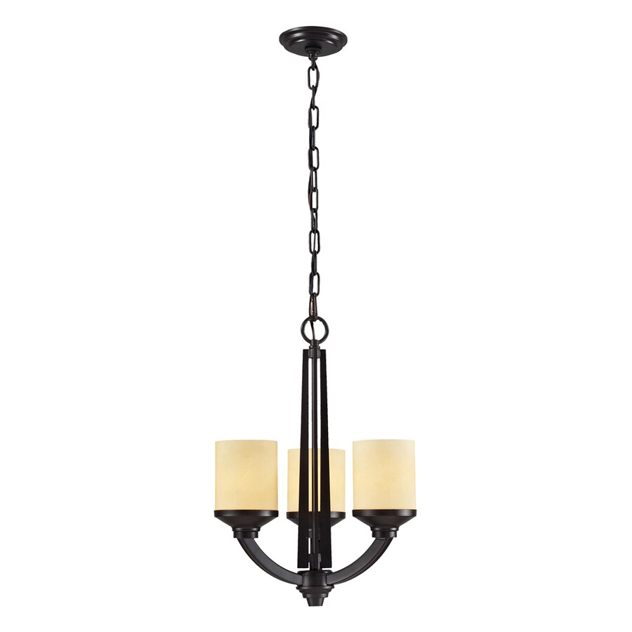 Westmore Lighting Carlow Oiled Bronze and Pale Amber Scavo Glass Casual ...