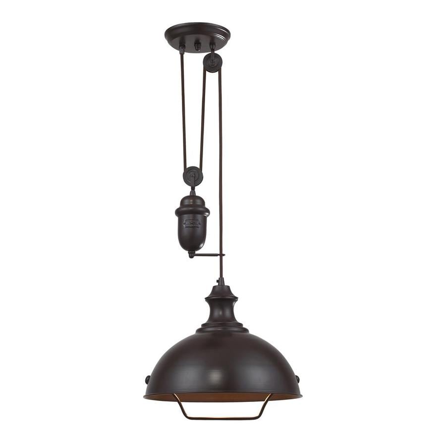 Shop Westmore Lighting Crossens Park 14-in Oiled Bronze Rustic  design, decoration, pictures, and interior Oil Rubbed Bronze Pendant Lights 900 x 900