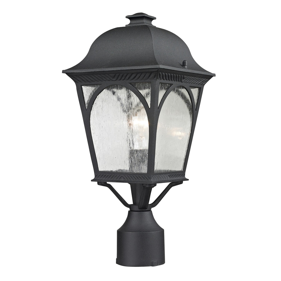 Westmore Lighting Albansville 1-Watt 13-in Matte Textured Black ...