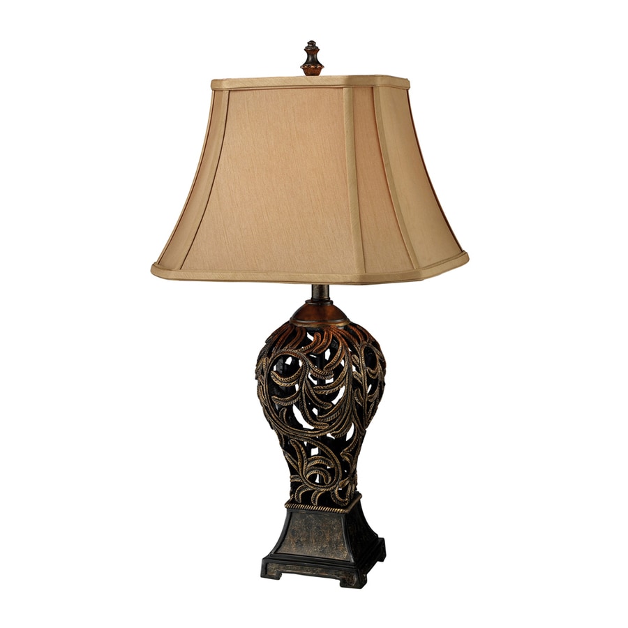 Westmore Lighting Kline Avenue 29.5-in Goida Bronze Standard 3-Way ...