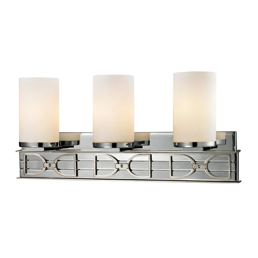shop westmore lighting 3 light catania polished chrome brushed
