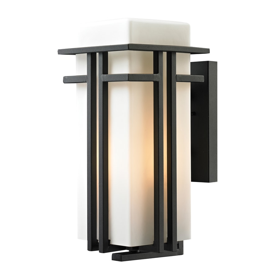 Westmore Lighting Stickley 17 In H Textured Matte Black Outdoor Westmore Lighting Stickley 17 In H Textured Matte Black Outdoor Wall Light