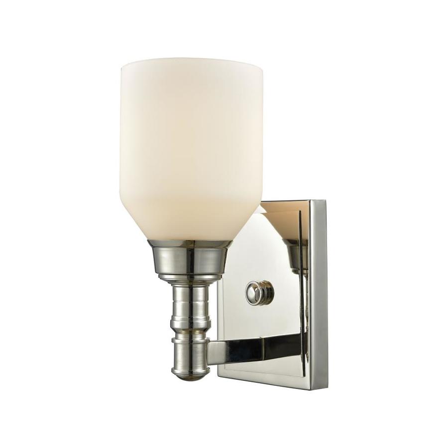 Westmore Lighting Southaven 1-Light Nickel Transitional Vanity Light at ...