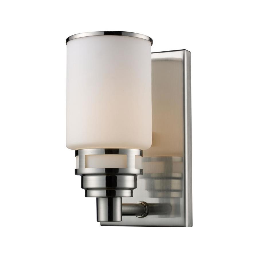 Westmore Lighting Echo Park 1 Light Nickel Transitional Vanity Light At Lowes Com