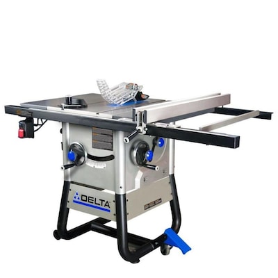 Delta 10 In Carbide Tipped Blade 13 Amp Table Saw At Lowes Com