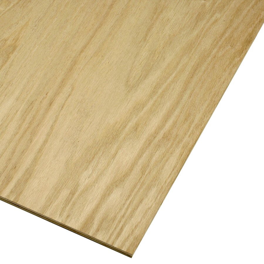  0255 1/2-in x 2-ft Oak Plywood