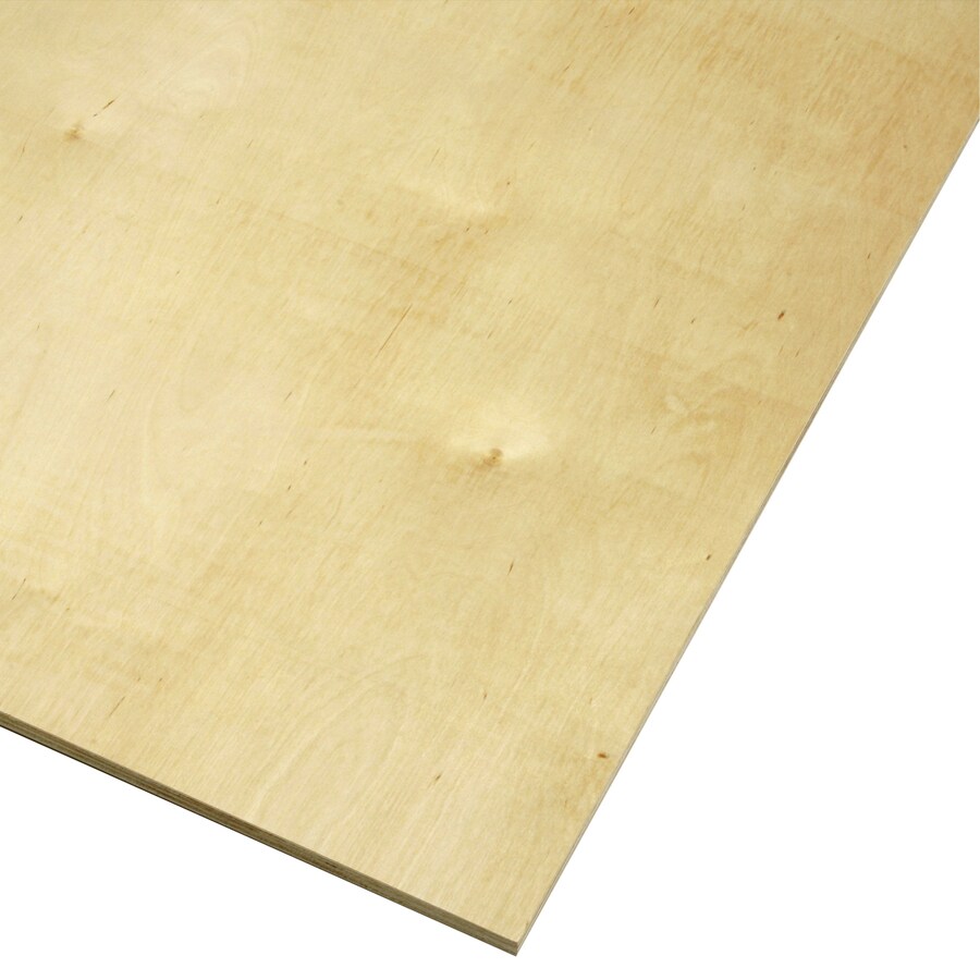  0262 1/2-in x 2-ft x 4-ft Birch Plywood
