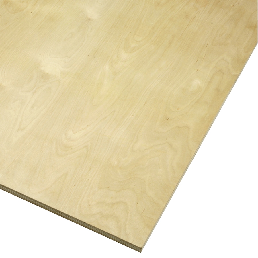  0265 3/4-in x 2-ft x 4-ft Birch Sanded Plywood