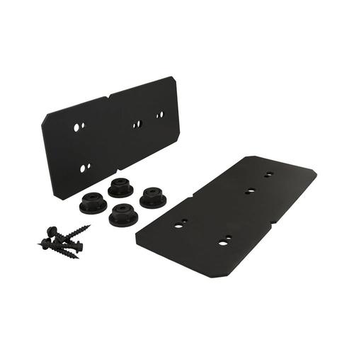 OWT Ornamental Wood Ties 2in x 8in 10Gauge PowderCoated Face Mount