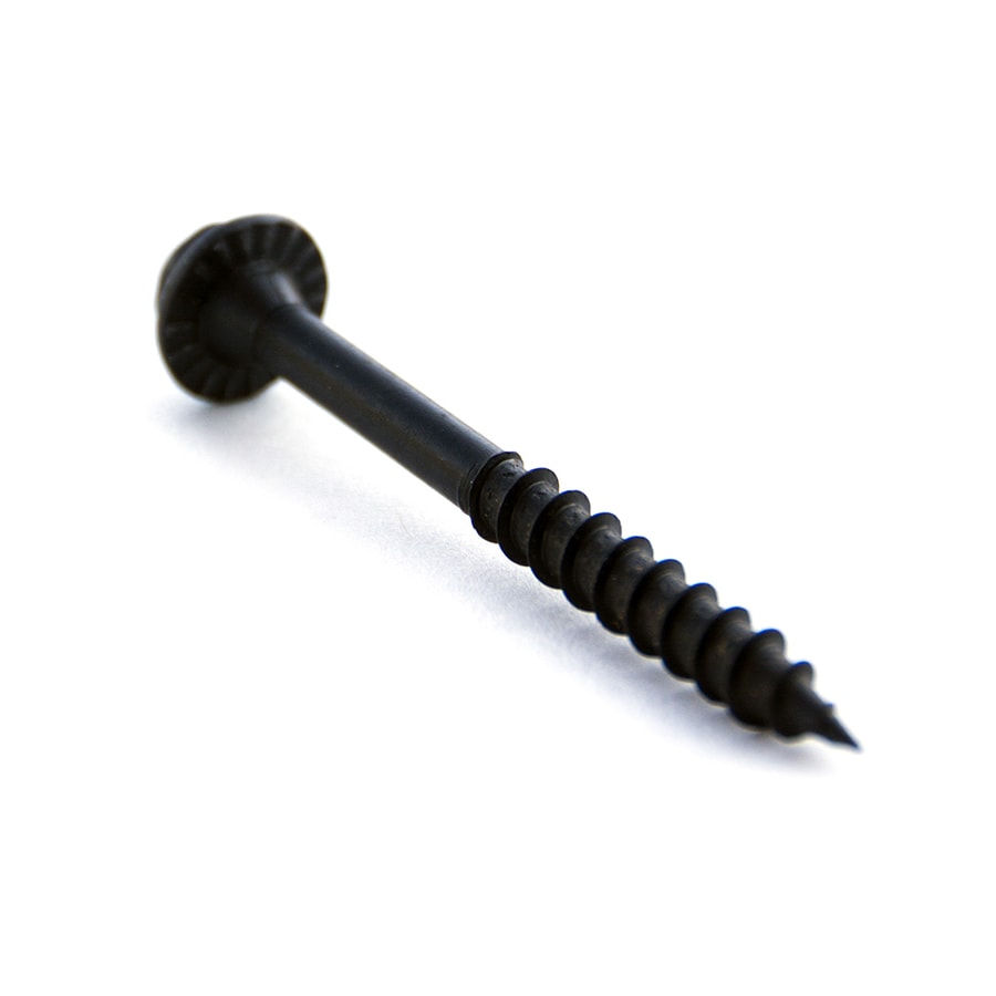 OWT Timber Screws 1/4in x 23/4in Black Galvanized/Coated HexHead