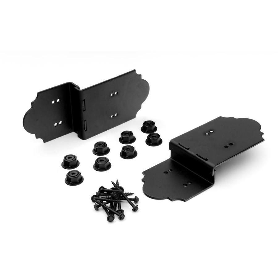 Owt Ornamental Wood Ties 2 In X 6 In 10 Gauge Powder Coated Face