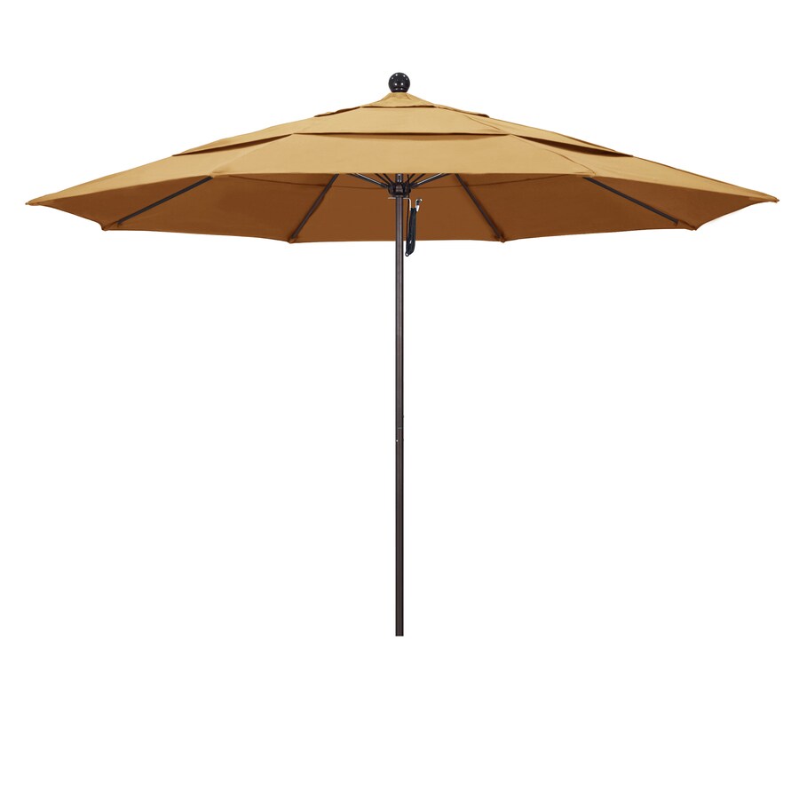 umbrella tilt octagon wheat patio ft california market lowes