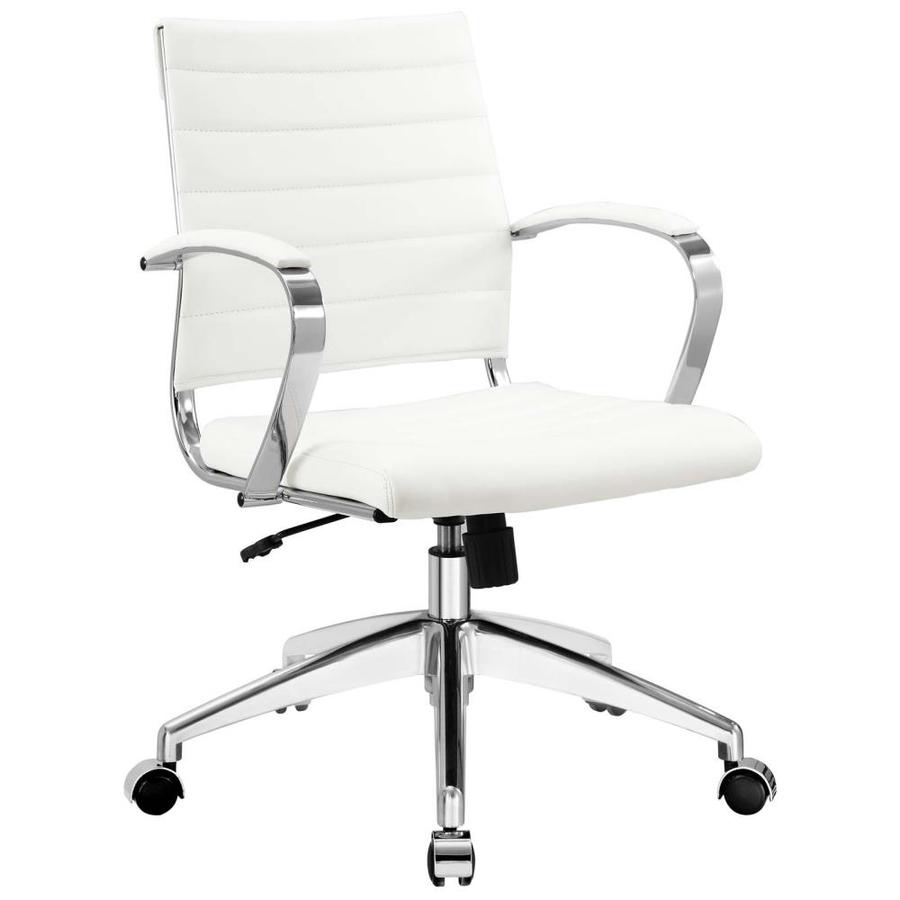 Modway Jive White Contemporary Desk Chair At Lowes Com