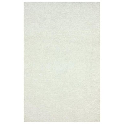 nuLOOM Magnifique 5 x 8 White Indoor Solid Handcrafted Area Rug nuLOOM Magnifique 5 x 8 White Indoor Solid Handcrafted Area Rug