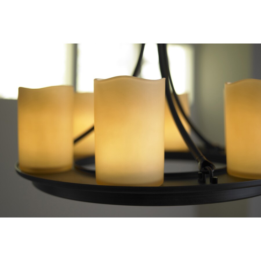 allen + roth Harpwell 6-Light Oil Rubbed Bronze Traditional