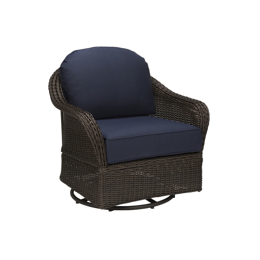 blue glider chair